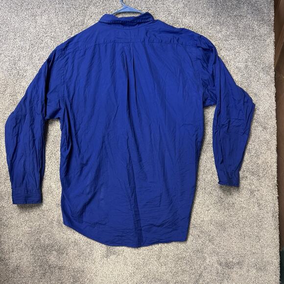 Vintage Y2K Ralph Lauren Button Down Shirt XXL Classic Fit Smart Casual Academia - Picture 11 of 14